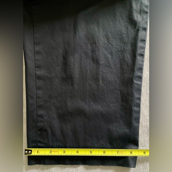 Talbots Women’s Sz 12 Petite Blue Flat Front Tapered Leg Dress Pant Side Zip - Picture 6 of 10